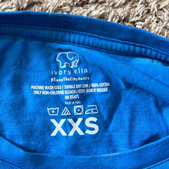 Two Ivory Ella XXS T-shirts - Picture 6 of 7